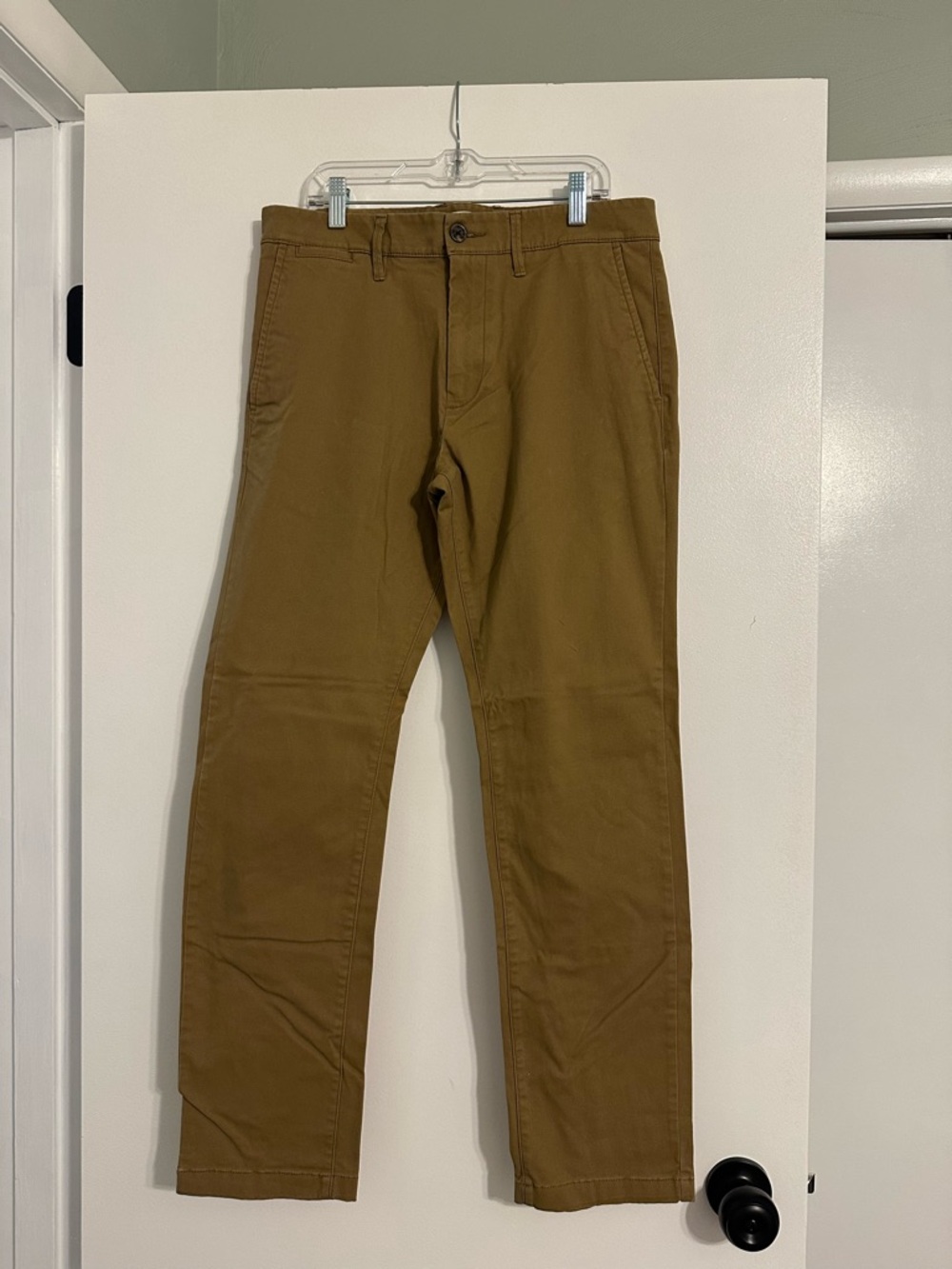 Goodfellow & Co “Hennepin Chino” Slim Dark Khaki/Brown Pants, Men’s Size 30Wx30L